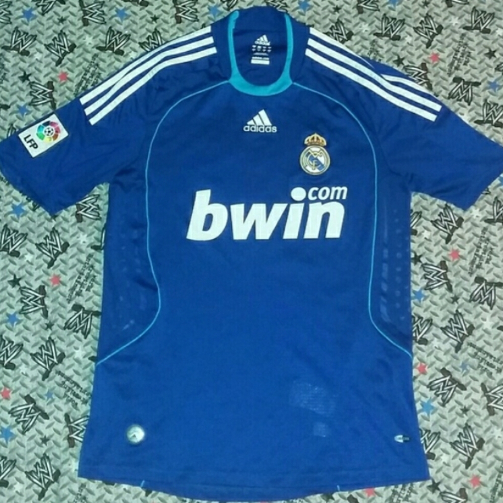 2008 Real Madrid Adam Match Jersey Spain Fifa